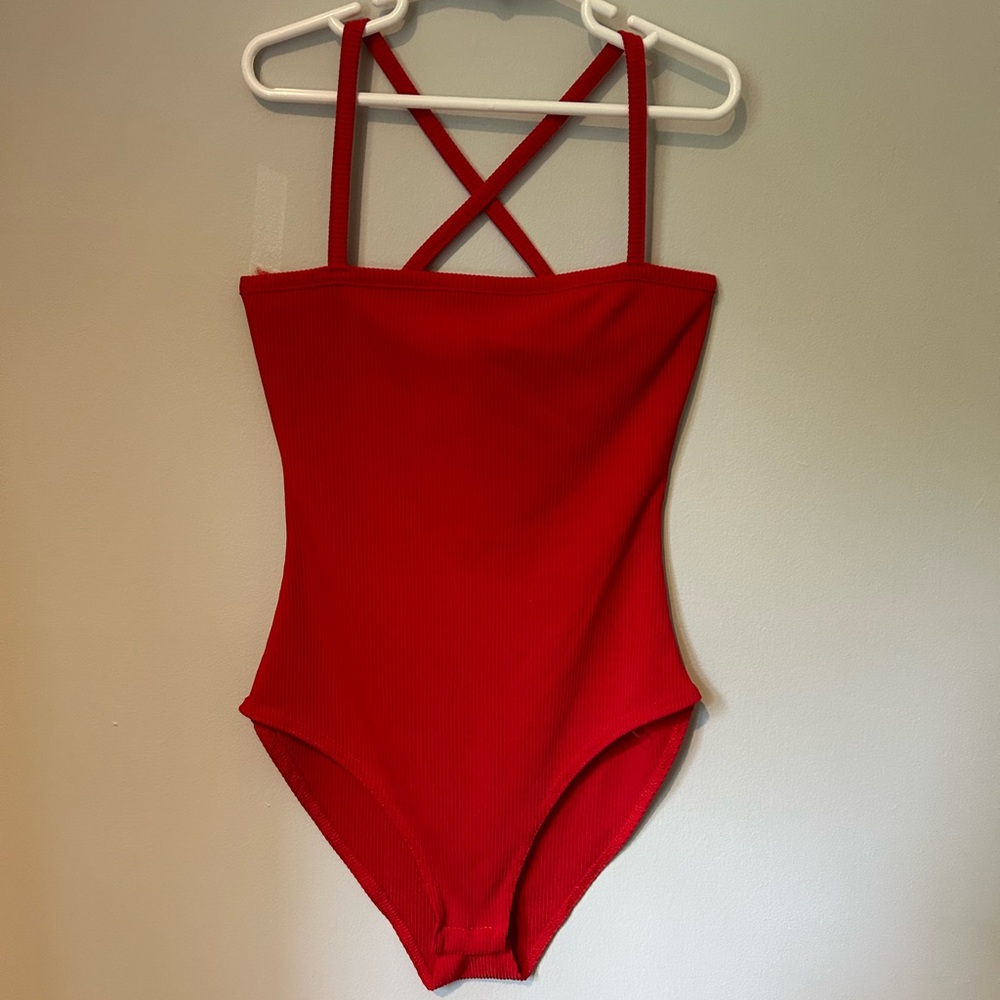 Nasty Gal cross backed bodysuit